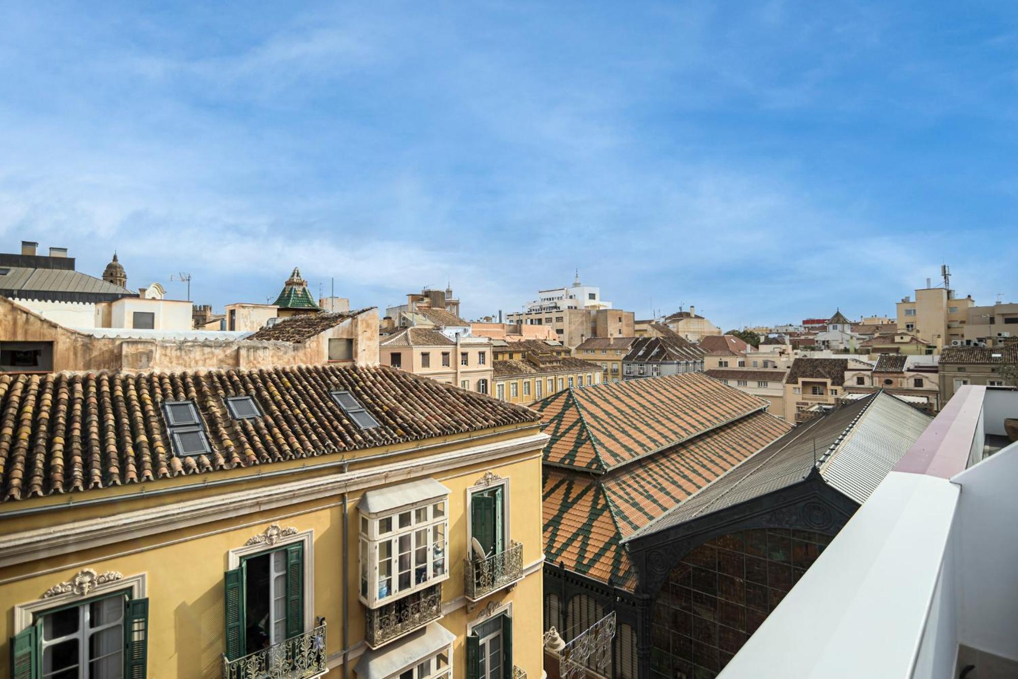 Atarazanas Suite, Atico Con Terraza Málaga Buitenkant foto
