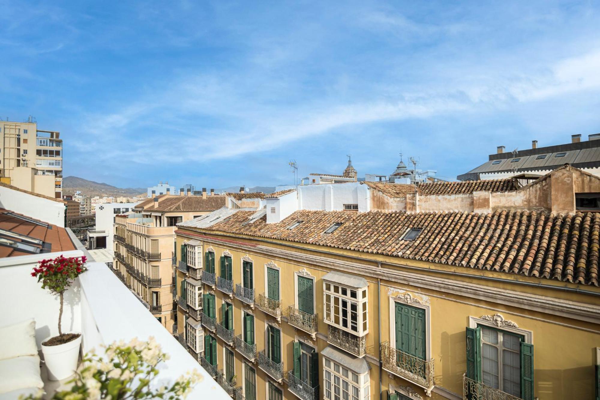 Atarazanas Suite, Atico Con Terraza Málaga Buitenkant foto