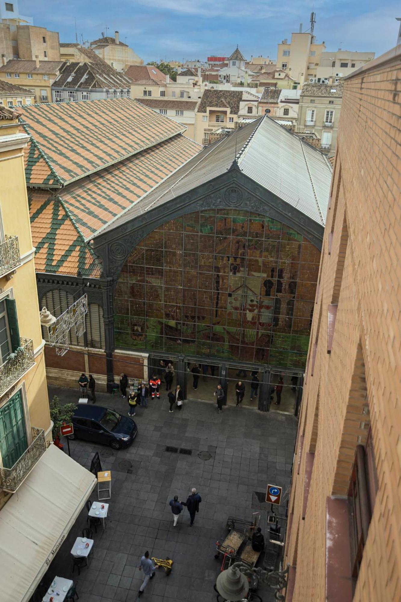 Atarazanas Suite, Atico Con Terraza Málaga Buitenkant foto