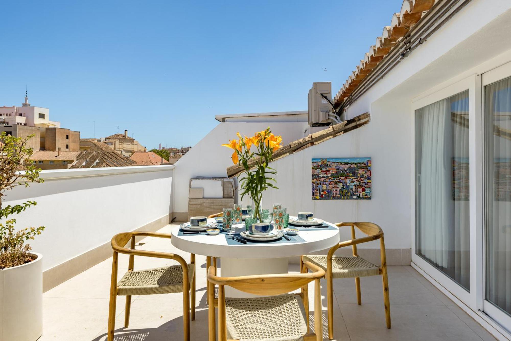 Atarazanas Suite, Atico Con Terraza Málaga Buitenkant foto