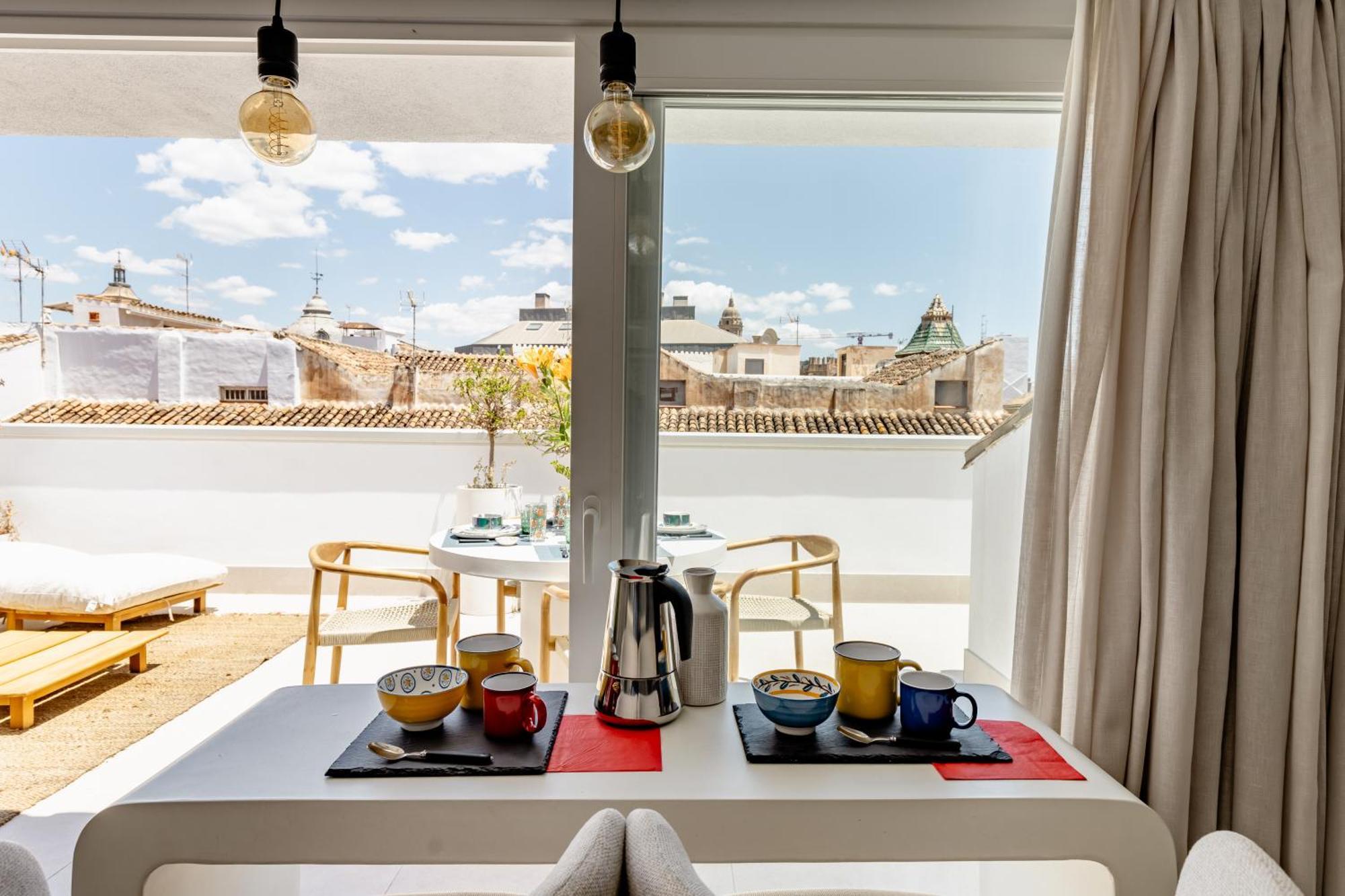 Atarazanas Suite, Atico Con Terraza Málaga Buitenkant foto