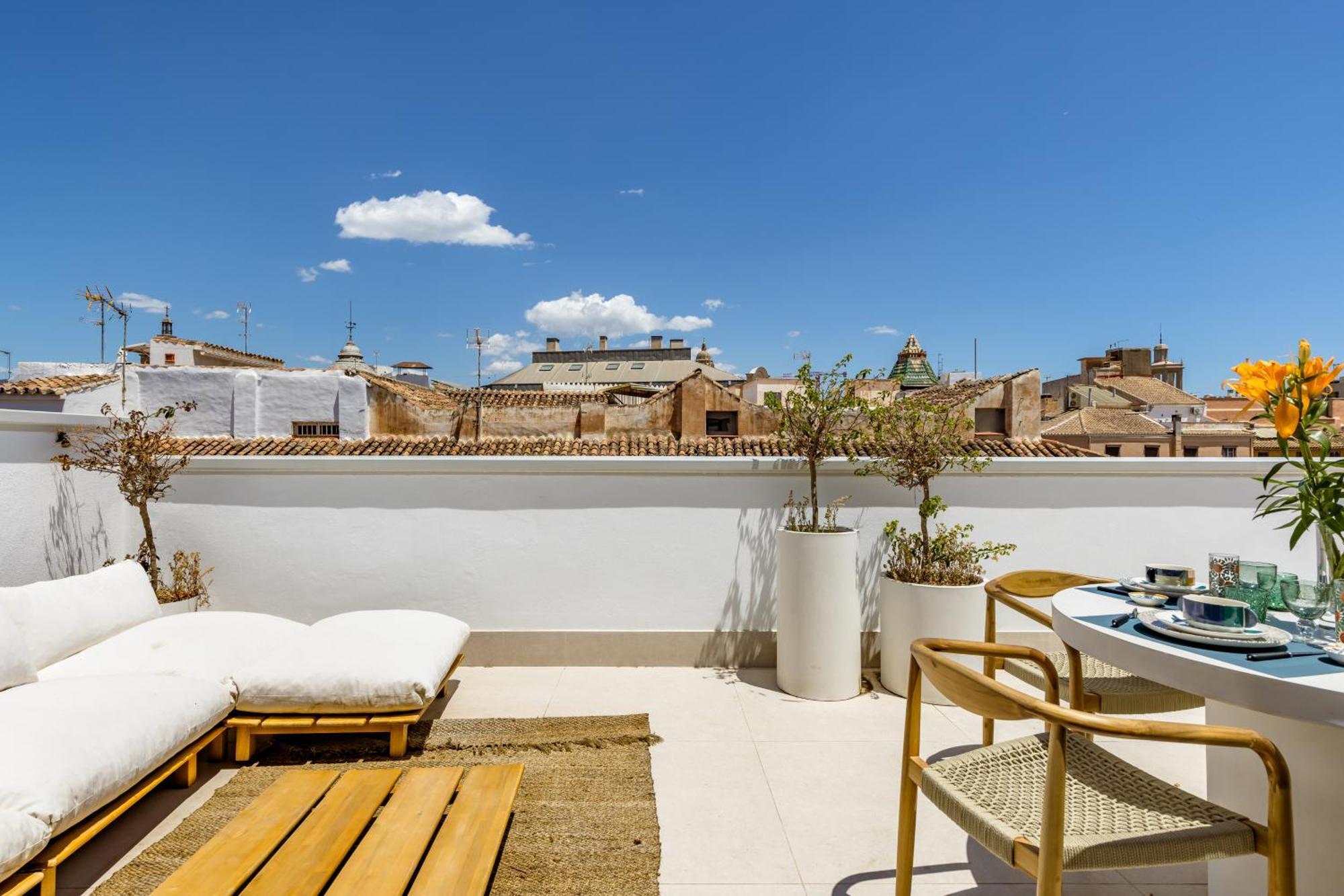 Atarazanas Suite, Atico Con Terraza Málaga Buitenkant foto