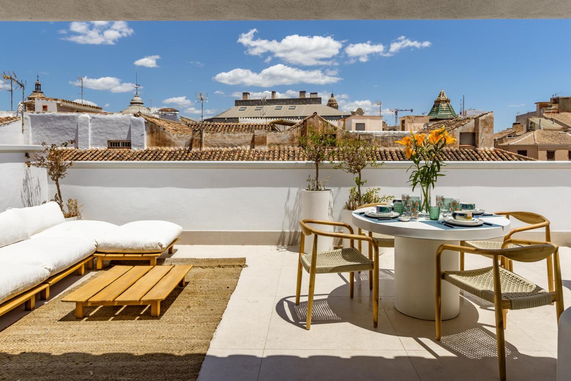 Atarazanas Suite, Atico Con Terraza Málaga Buitenkant foto